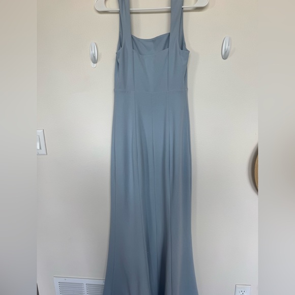 Show me your Mumu Paris Gown Steel Blue. Size Small. - Picture 7 of 8